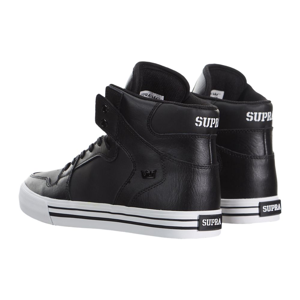 Baskets Montantes Supra Vaider Noir Black/White Homme | EEG-26551110